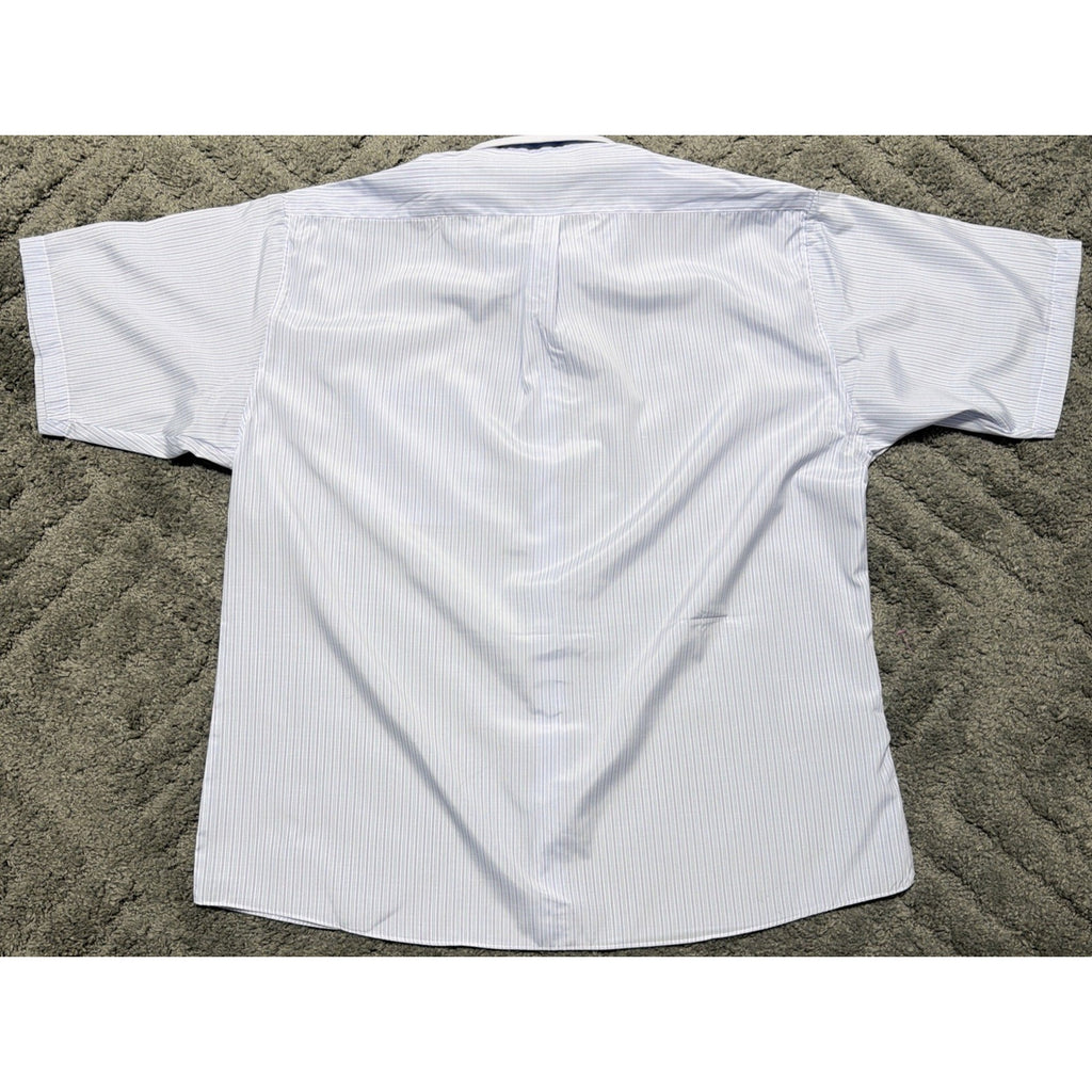 SATCHI Bruno Satchi Men's Striped Short Sleeve Dress Shirt Size 3XL New