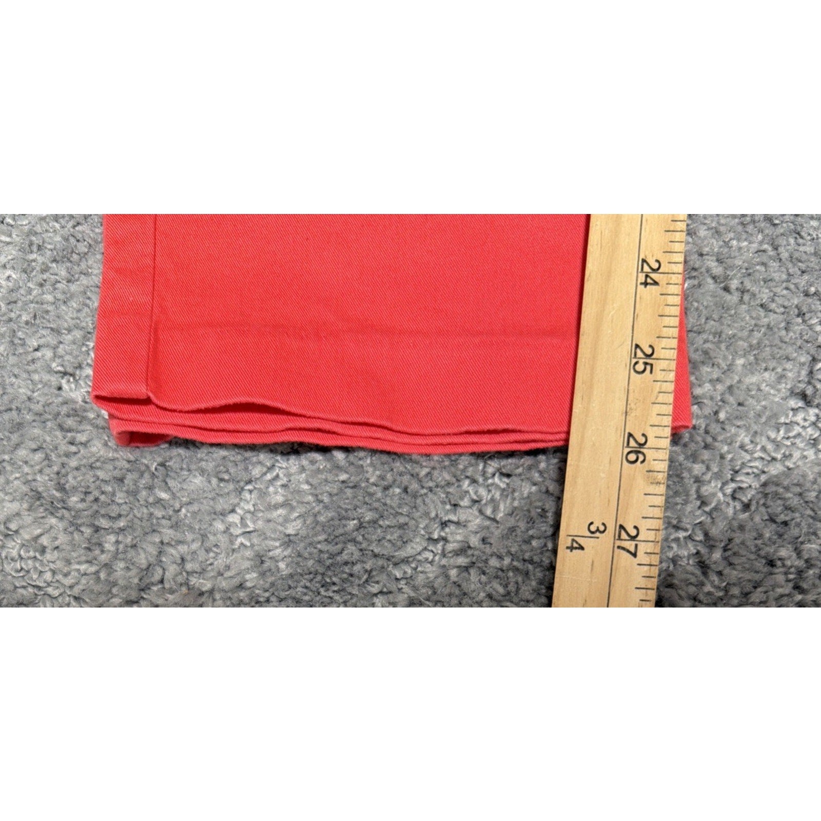 Gap Pants Womens 10 Melon Khaki Slim City Crop Chino Mid Rise Stretch Cotton