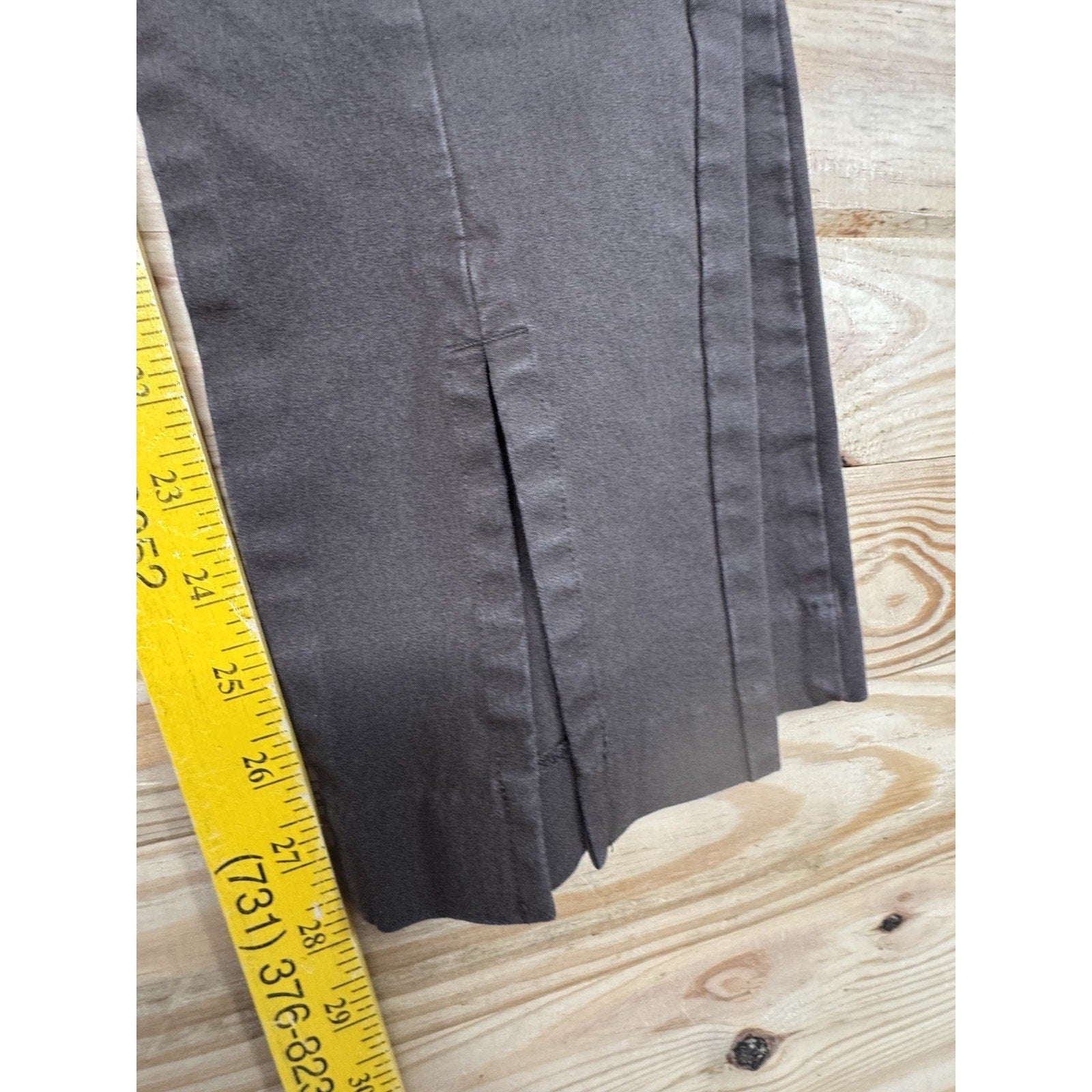 Old Navy High Waisted Skinny Split Hem Pixie Pants Women’s Size 8 Brown