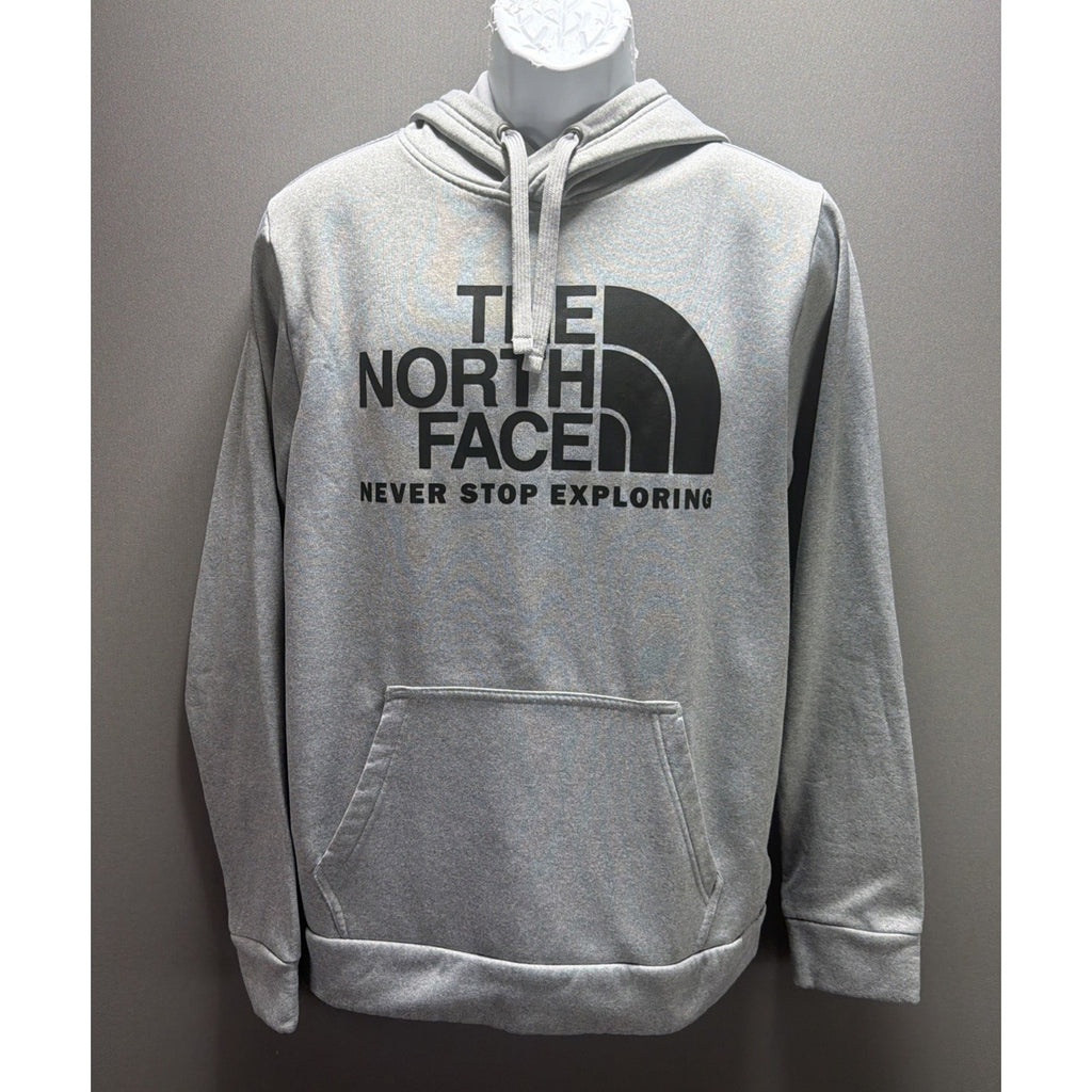 THE NORTH FACE “NEVER STOP EXPLORING” HOODIE Gray Men Size Medium Excellent