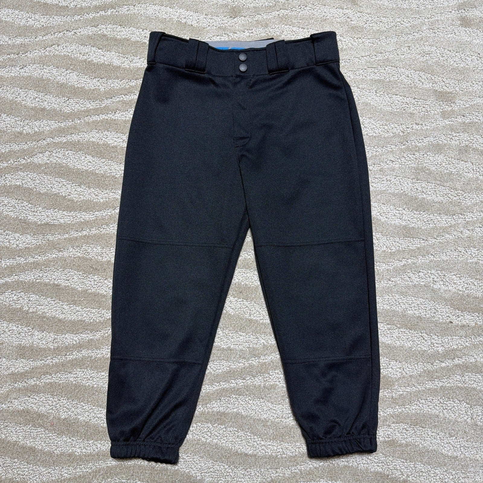 Easton Boys Baseball Pants Youth YXL Black Drawstring Athletic