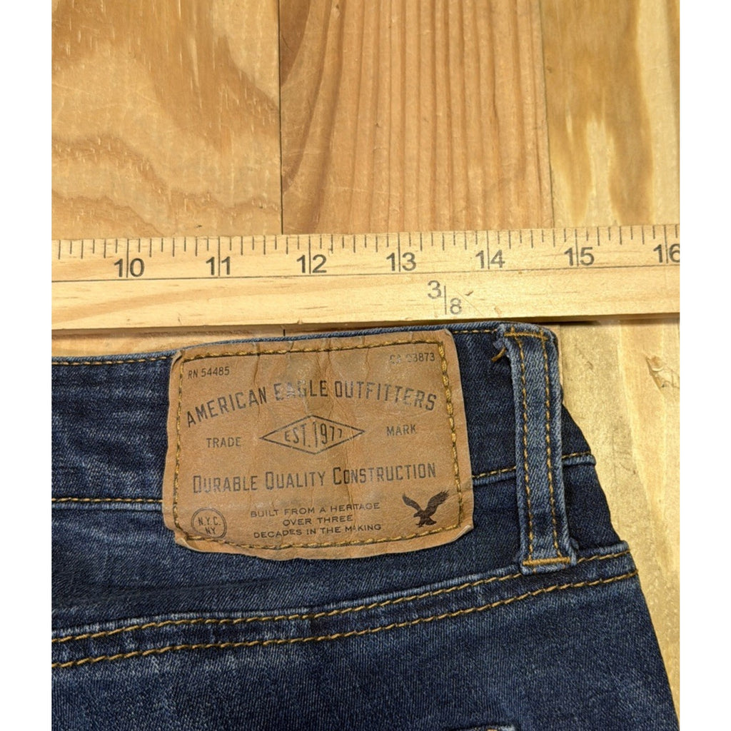 American Eagle Outfitters Flex/4 360 Slim Straight 29x32 Men’s Blue Jeans Denim