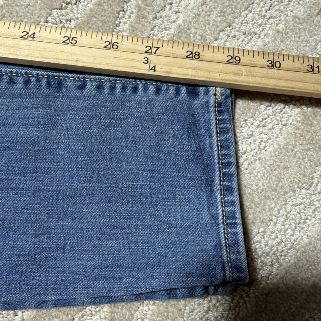 Old Navy Rockstar Skinny Jeans Lightwash Sz 14 Stretchy 32x29
