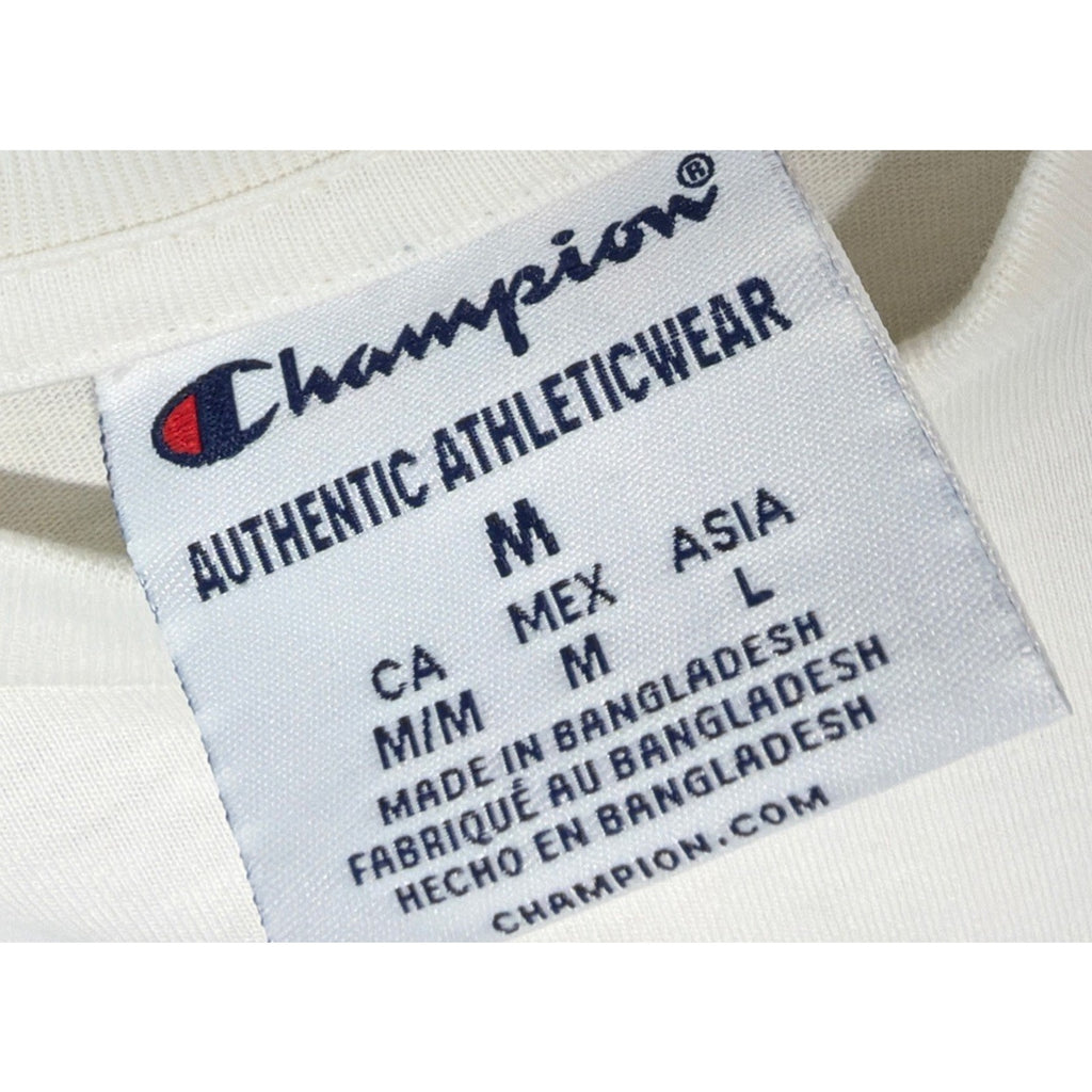 Ole Miss Rebels Champion Football Pocket Solid Gameday T-Shirt White M Excellent