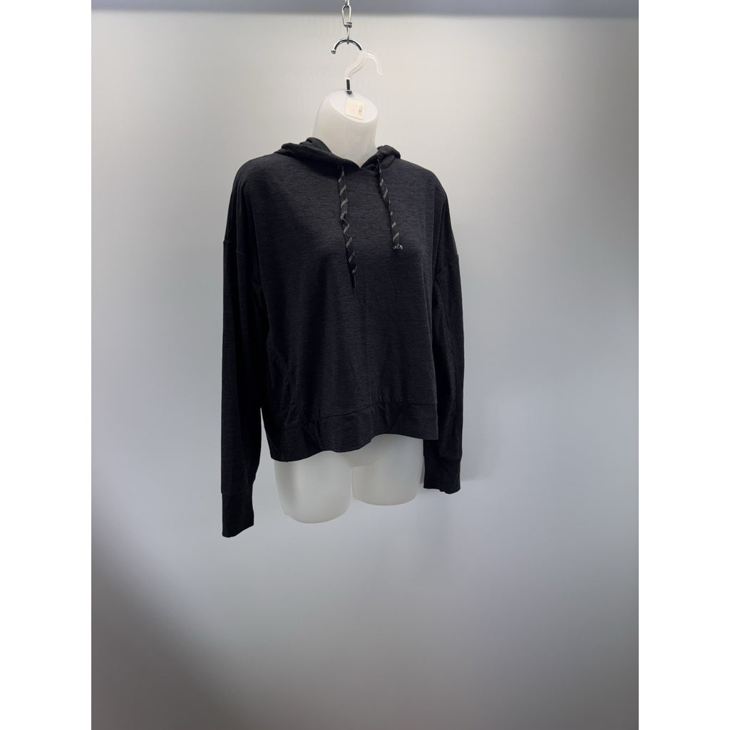 RBX Cropped Hoodie Women’s Size Medium Black Workout Athletic Soft