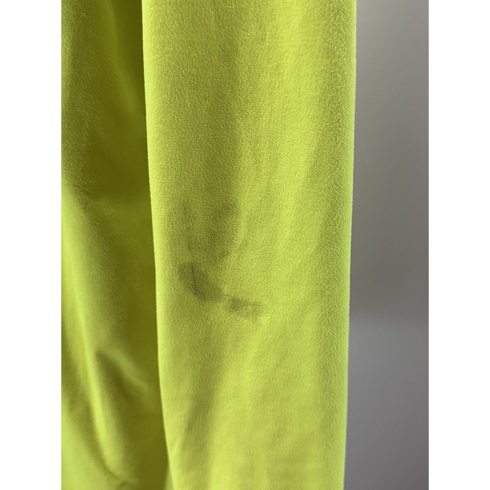 Nike Running 1/4 Zip Jacket Sweatshirt Dri Fit Neon Athletic Mens Sz XL Stains