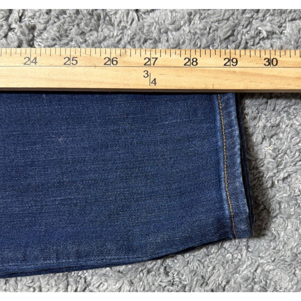 Madewell Jeans Womens 27 Blue Denim 9" High Rise Skinny Fit Casual