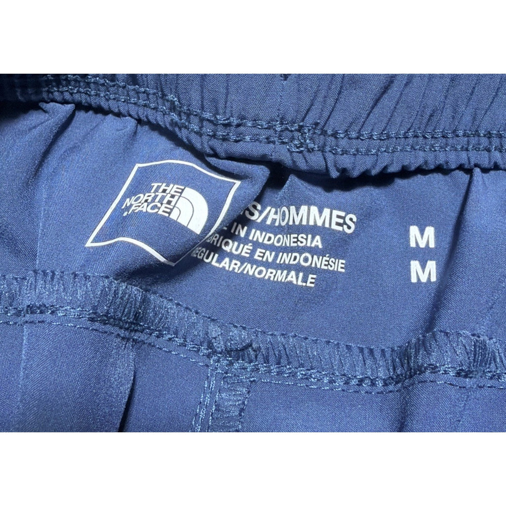 Mens M The North Face Wander Running Hiking Active Shorts - Blue