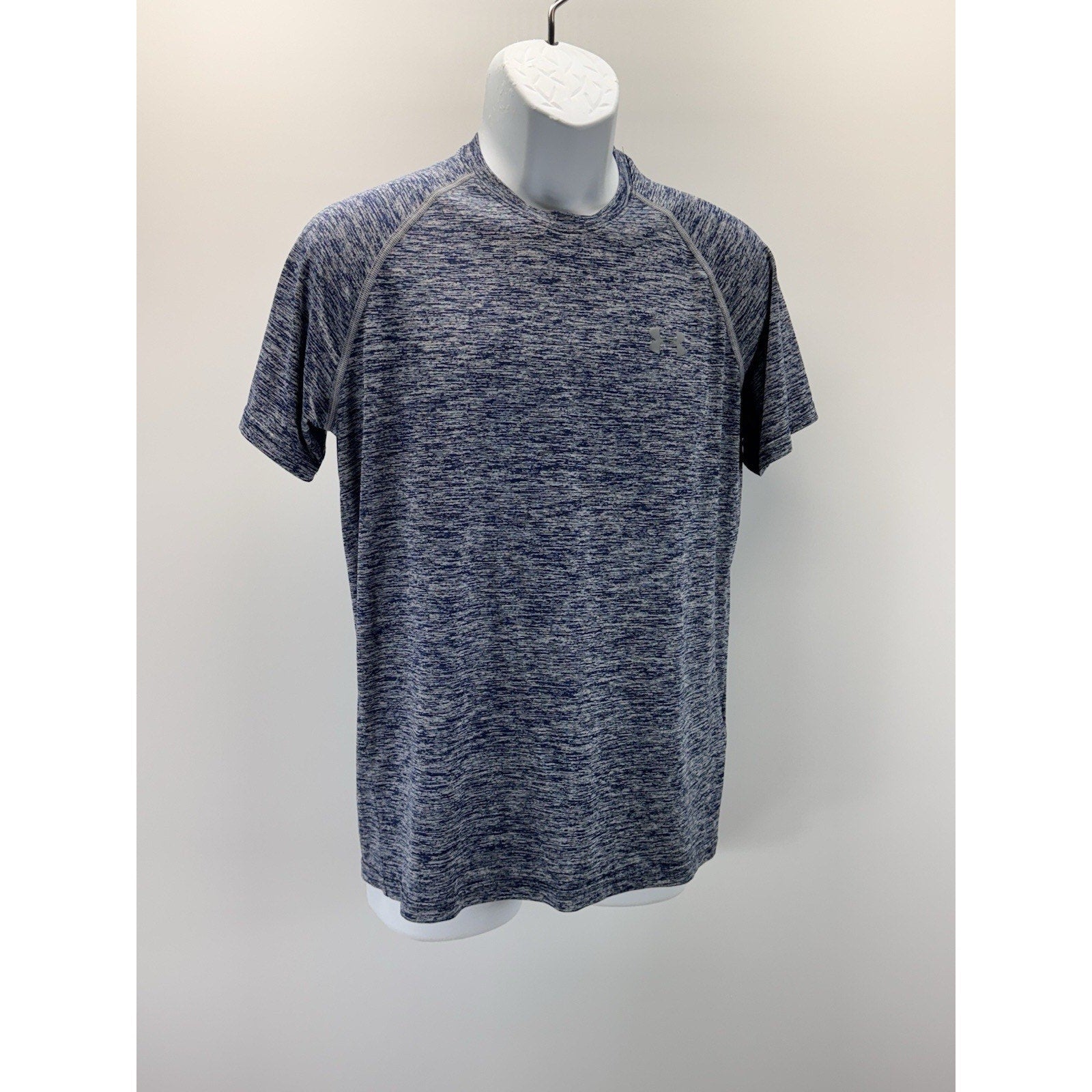 Under Armour Heatgear Loose T-Shirt Men’s S Athletic Lightweight Heather Blue