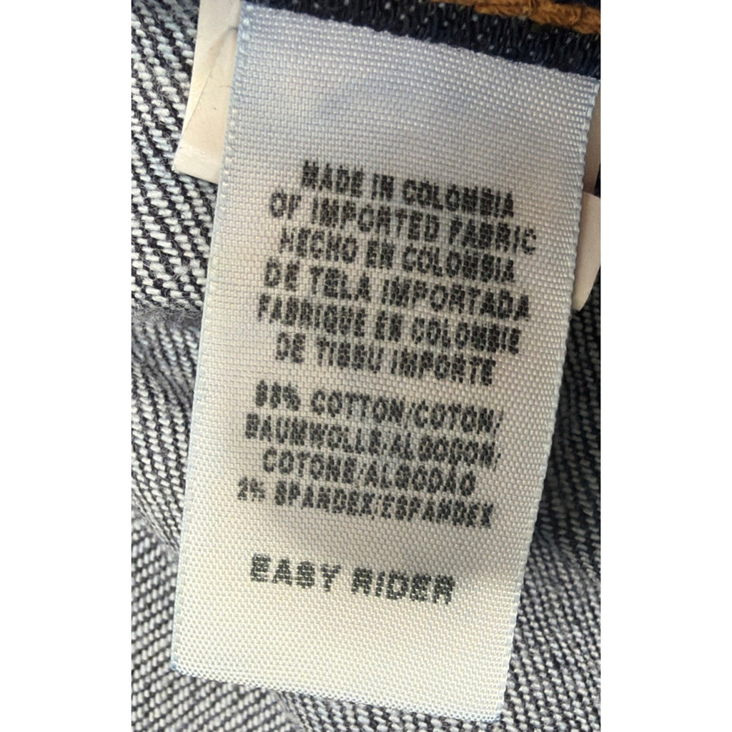 Women's Lucky Brand Easy Rider Demin Blue Jeans Size 4/27 Measure 30x35