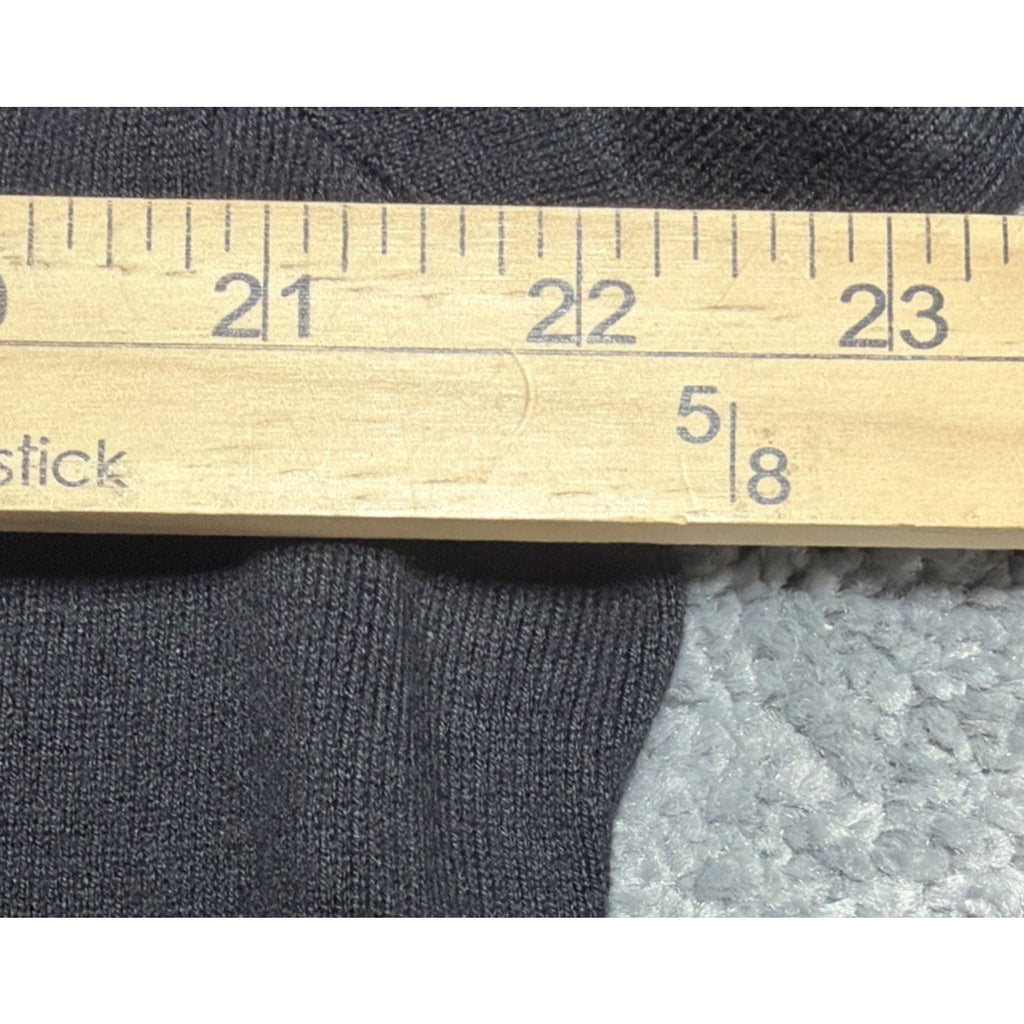 Talbots Black Cotton Modal Blend Turtleneck Sweater PXL Preppy Minimalist New