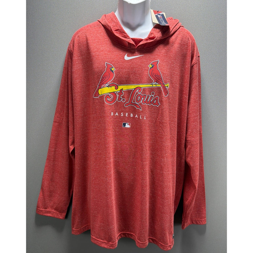St Louis Cardinals Nike MLB Authentic Collection Performance Hoodie NWT 2XL