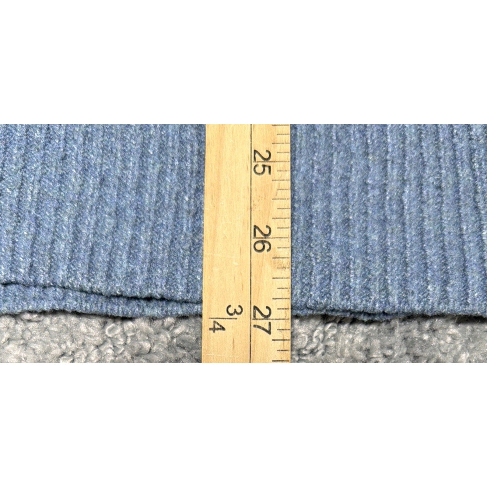 Hippie Rose Tunic Knit Sweater Women’s Large Boxy Soft Blue Top Stretch