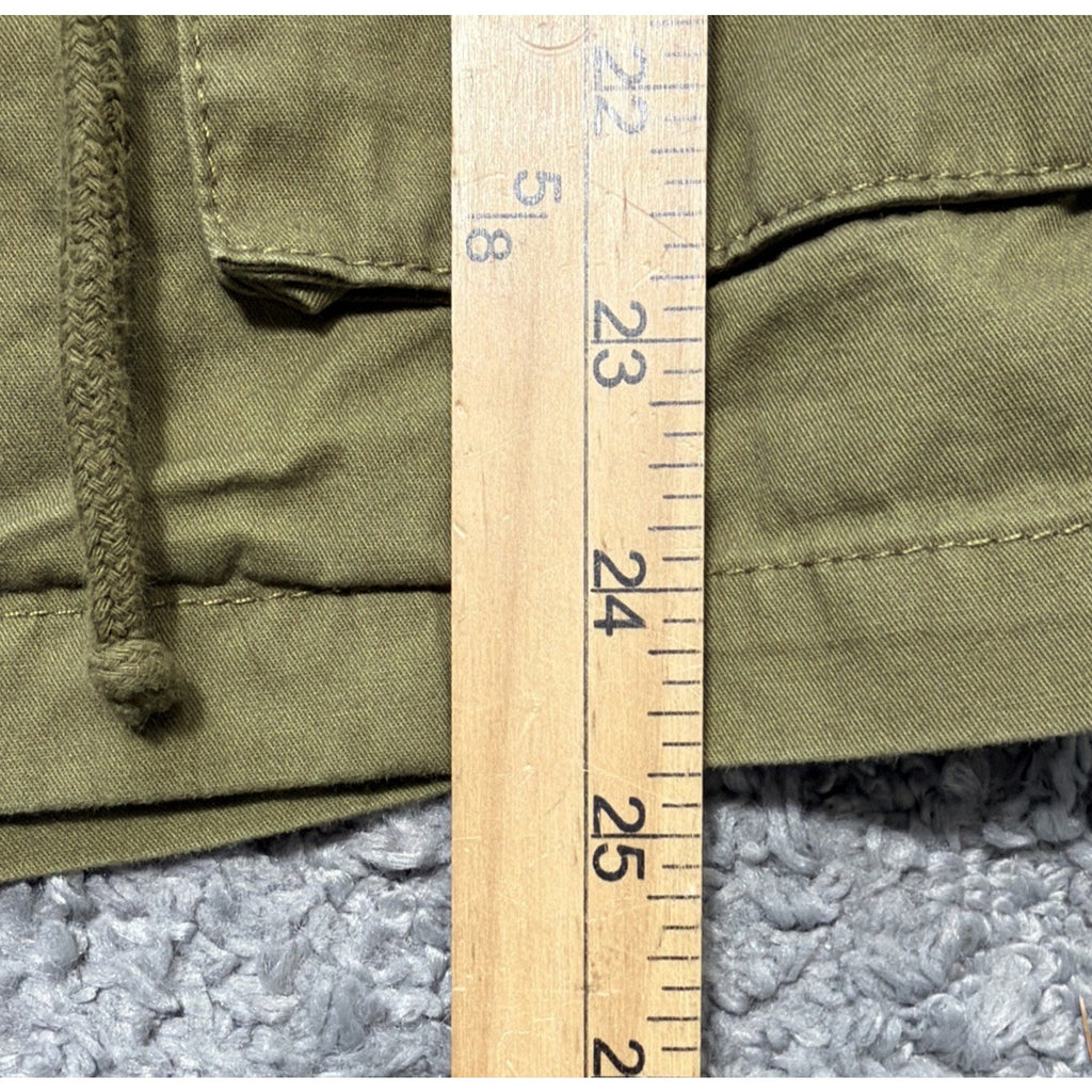 Love Tree Women's Army Green Hooded Utility Vest EUC - Size Medium