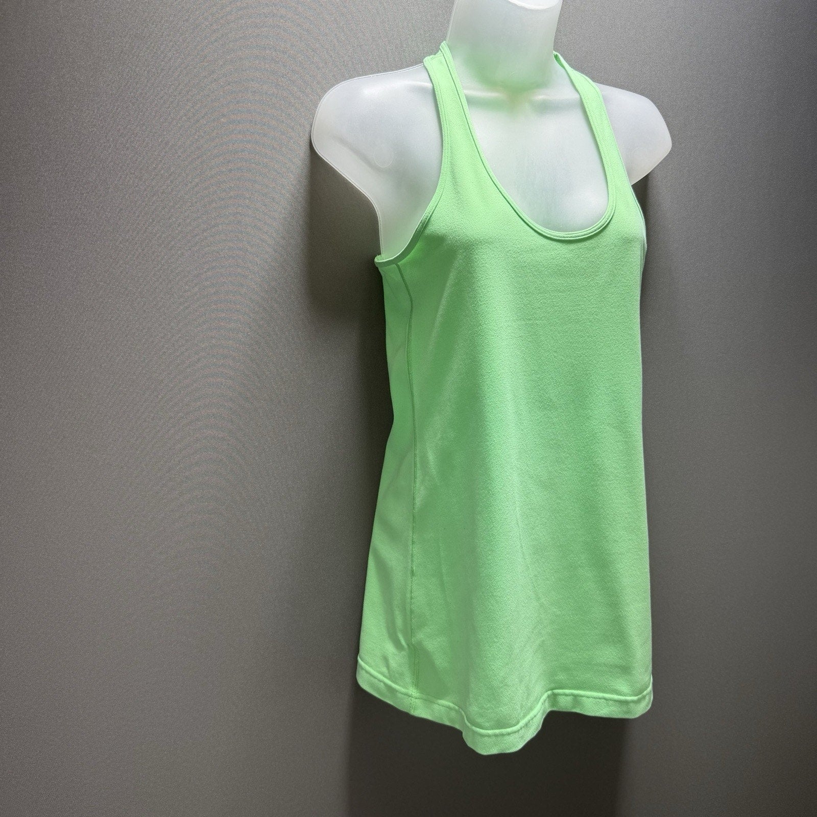 Lululemon Cool Racerback Tank Top Womens Green Athletic Yoga Running Workout