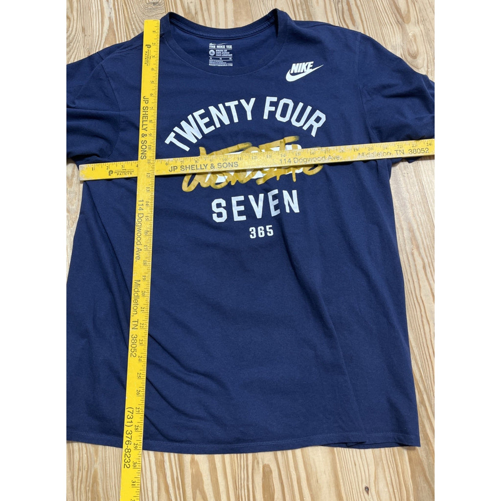 Nike Shirt Mens XL Blue 247 365 Just Do It Athletic Training Outdoors