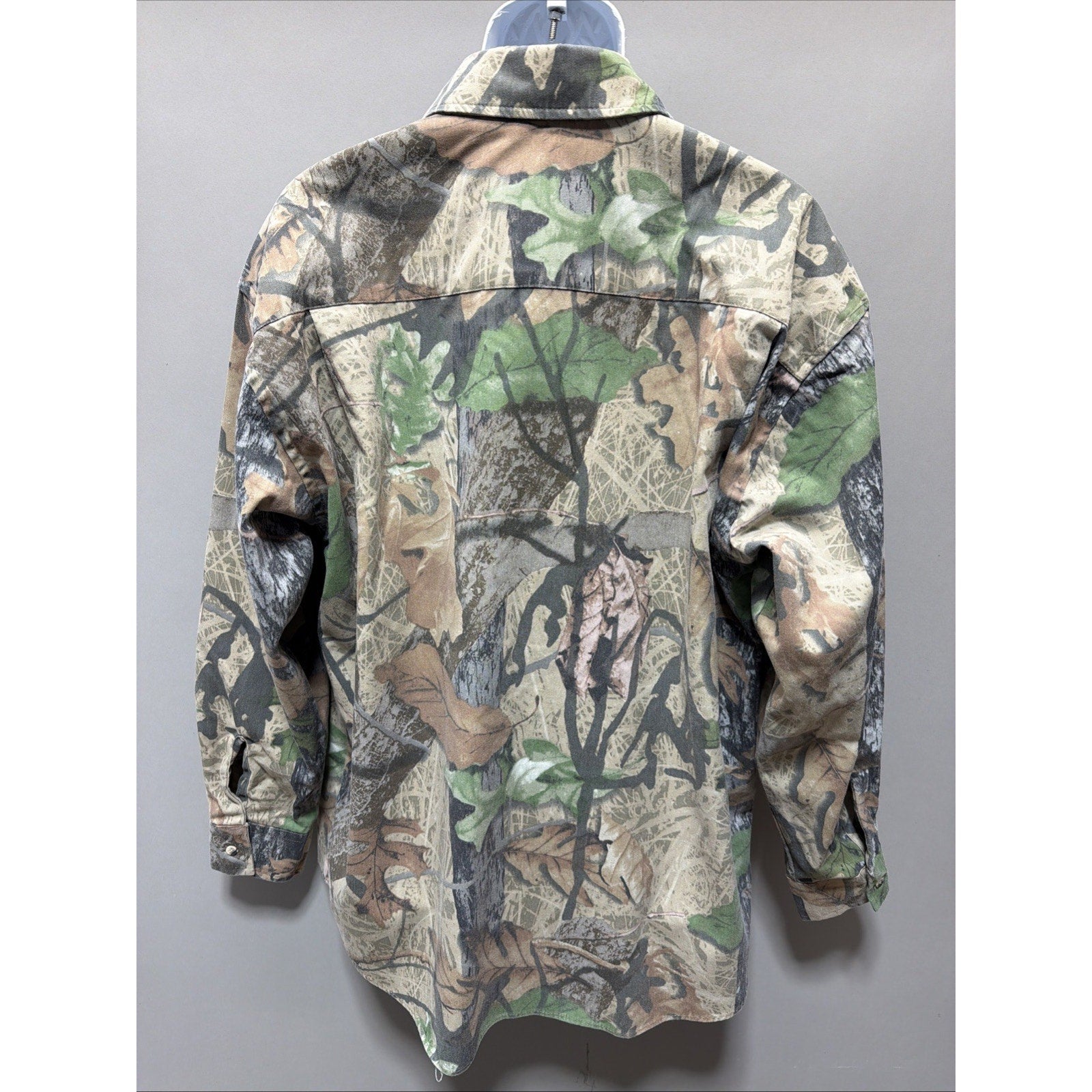 Vtg Buckthorn Mens XL Camouflage Heavyweight Button Front Shirt Made USA 2004