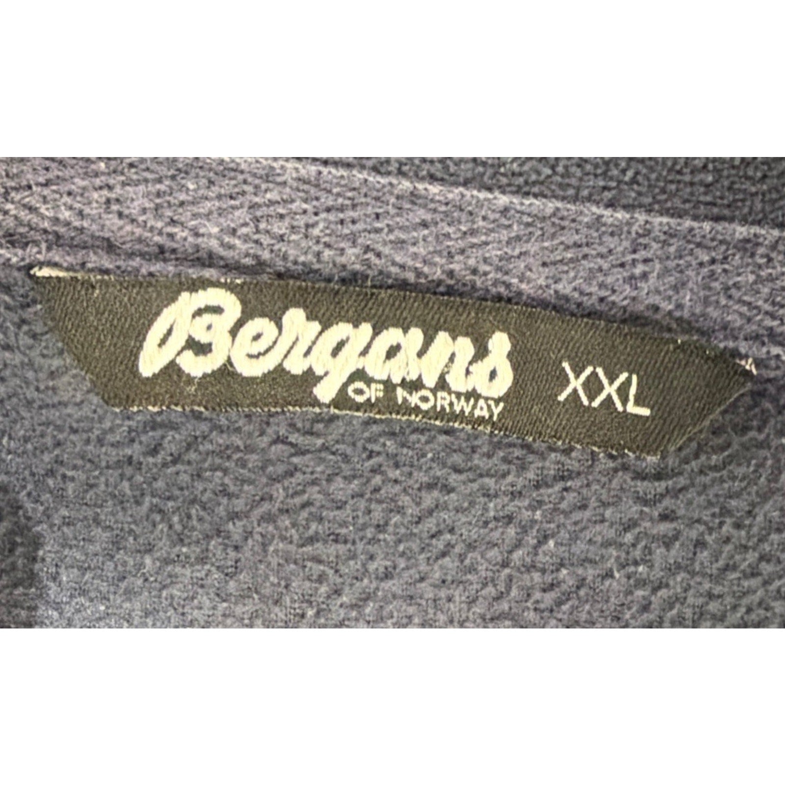 BERGANS OF NORWAY Men’s 5810 Park City Full Zip Cardigan Fleece Size XXL