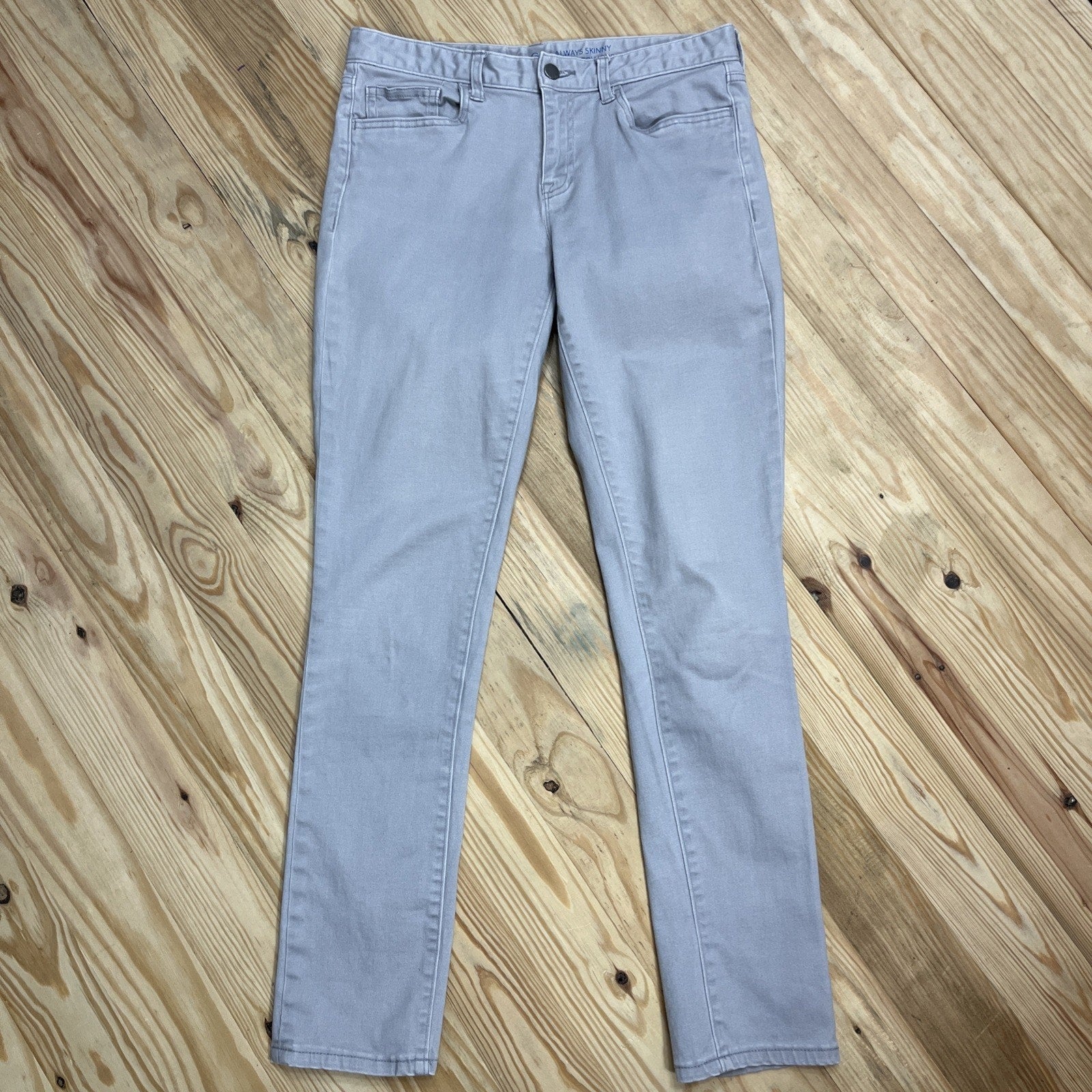 GAP Women Size 6 Gray ALWAYS SKINNY Jeans