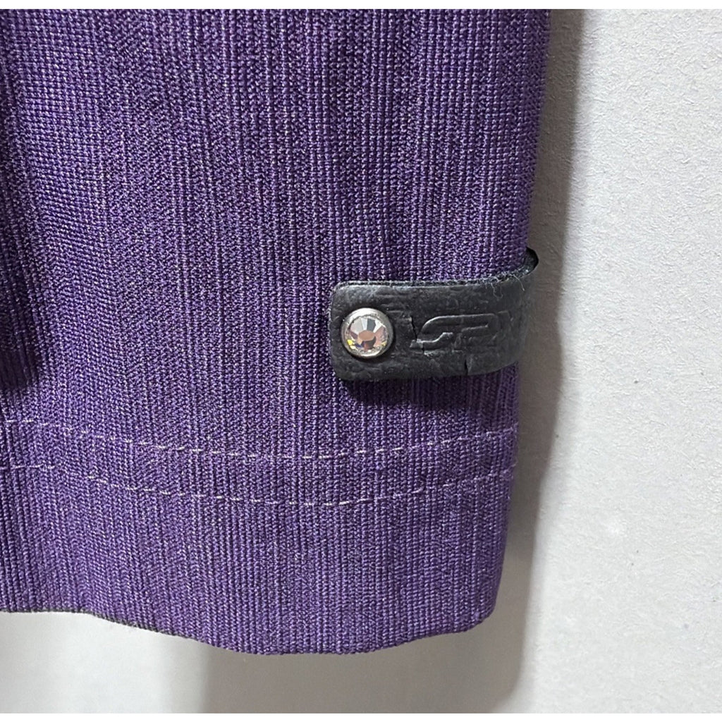 SPYDER Size 8 Womens Purple 1/2 Zip Freestyle Athletic Pullover