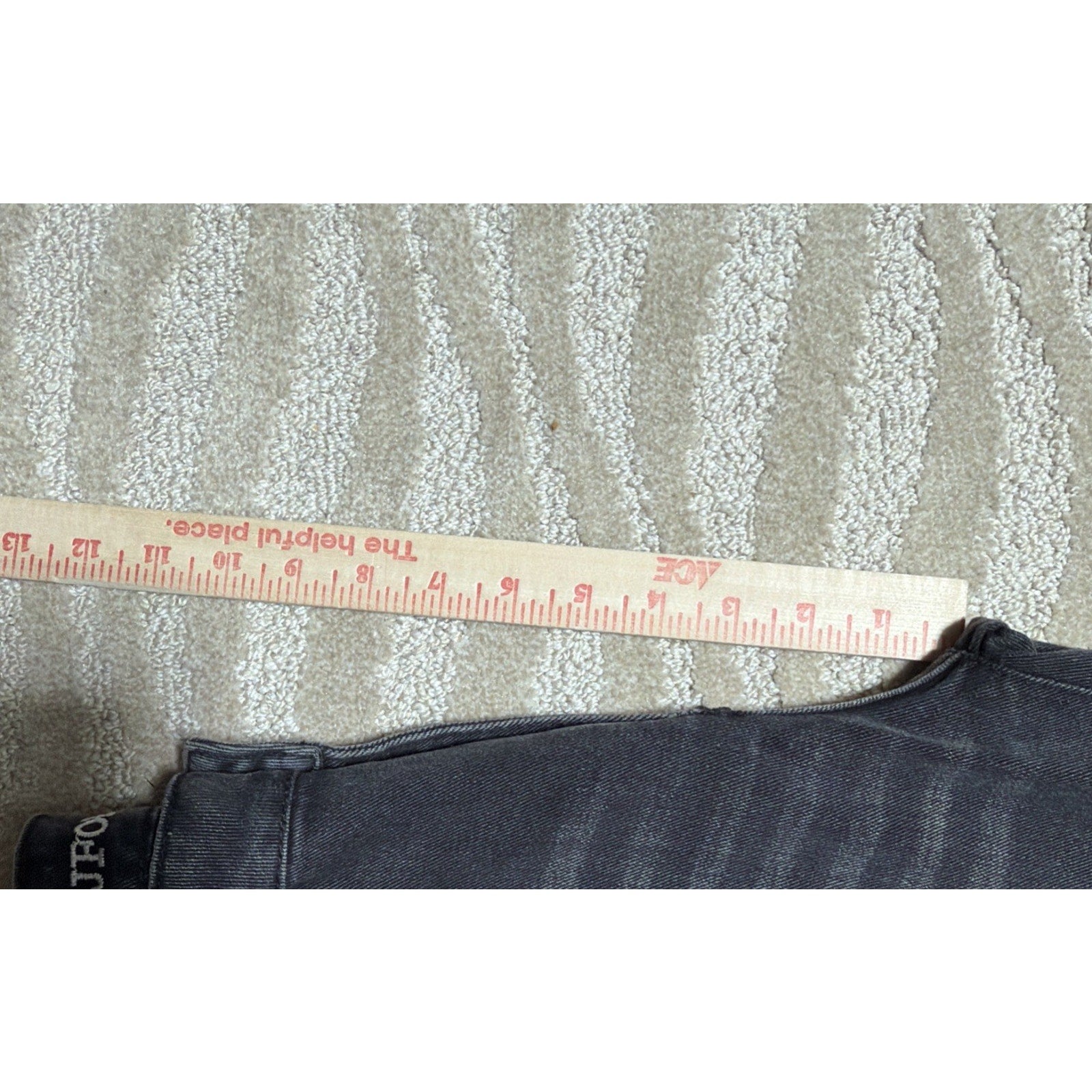 J FOR JUSTIFY Y2K Black Wide Leg Baggy Jeans Size 1 28x29