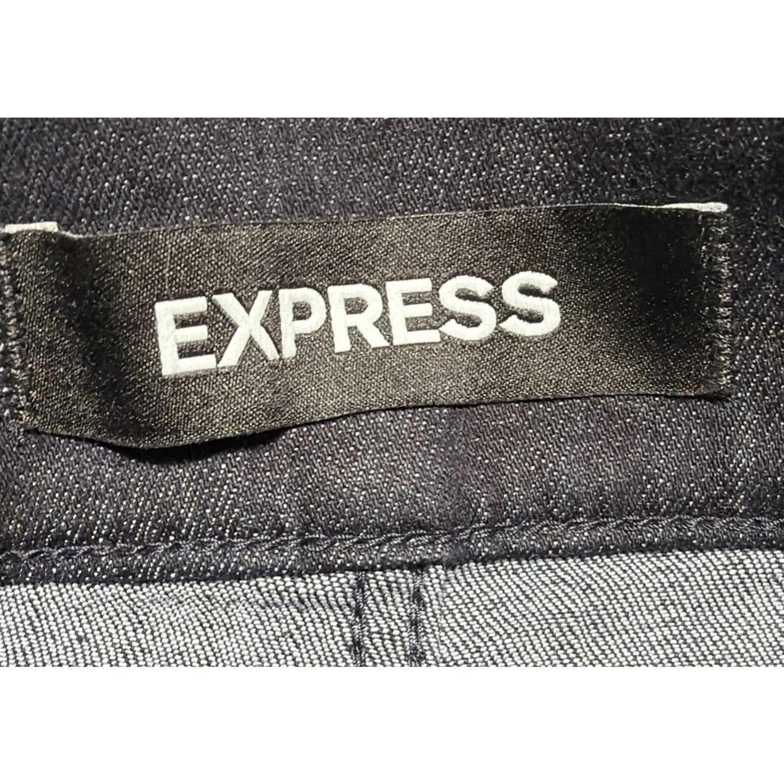 New Express Super High Waisted Exposed Zip Wide Leg Jeans Size 4 R