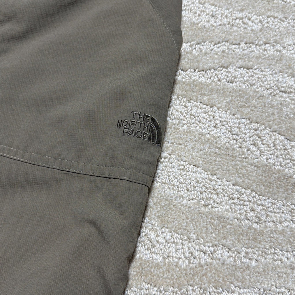 The North Face Pants Womens 28x31 Brown Nylon Roll Up Hiking Stow Pocket Ripstop