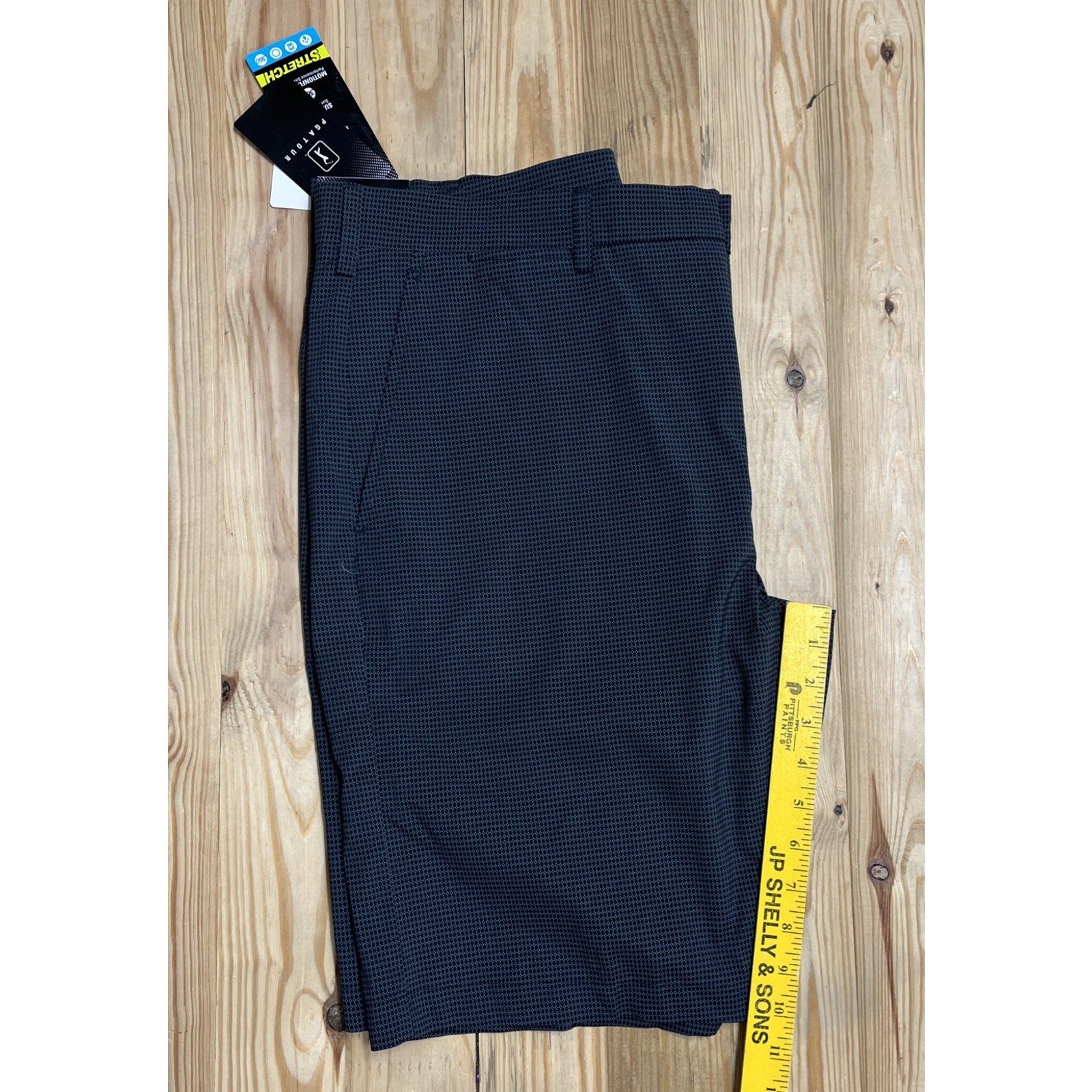 Pga Tour Golf Shorts Mens Heather Gray 38 Motionflux 360 Stretch Waist New NWT