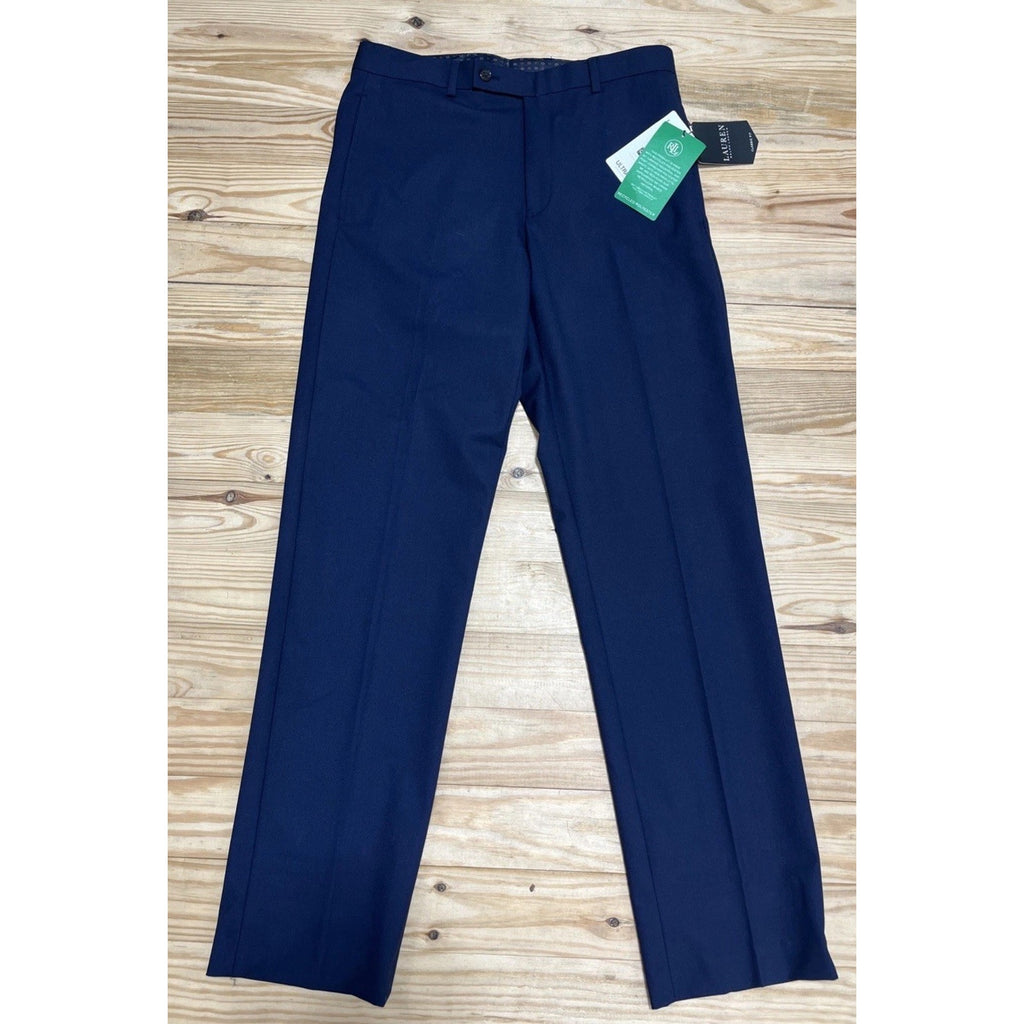 Lauren Ralph Lauren Men's Classic-Fit Ultra Flex Dress Pants Navy 32x32 NWT