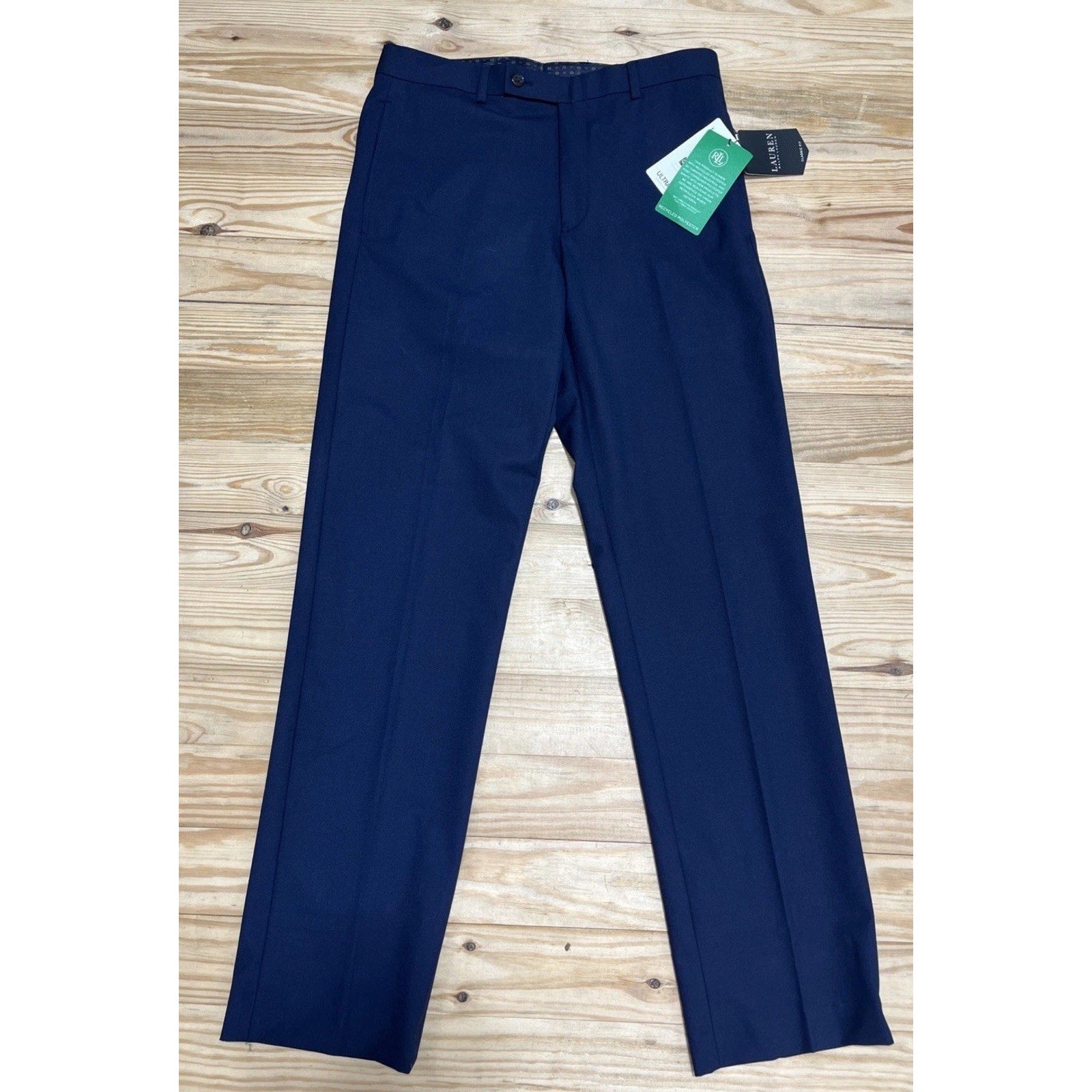 Lauren Ralph Lauren Men's Classic-Fit Ultra Flex Dress Pants Navy 32x32 NWT