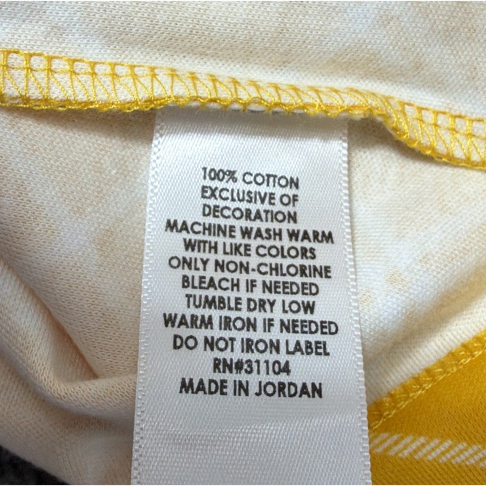 Kim Rogers Shirt Women's L Perfectly Soft Gold Yellow Plaid Stretch Casual New