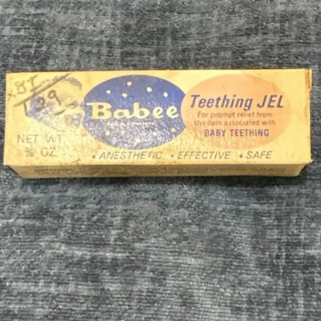 Vintage Babee Brand Teething Gel New Vintage Package