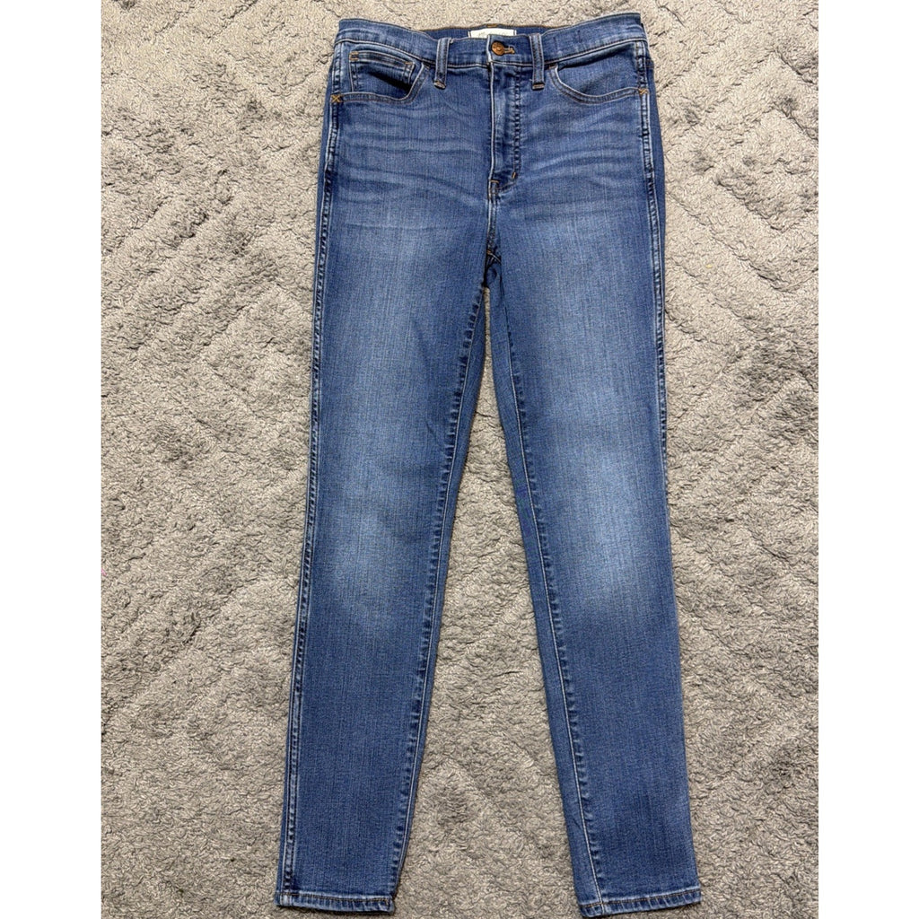 Madewell 5 Pocket 10” Roadtripper Skinny Jeans Size 27 Hi-rise Medium Wash