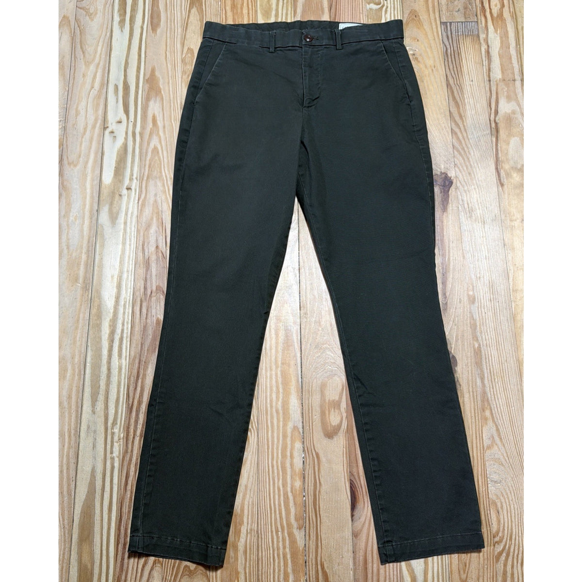 GAP Pants Men’s 32x32 Green Slim Fit Performance Khakis Stretch NWOT Flat Front