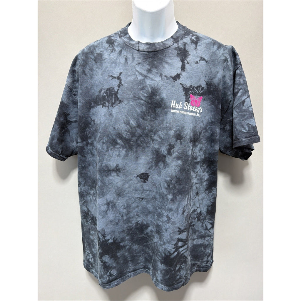 Hub Stacey’s Pensacola FL Tie-Dye T-Shirt – Heavyweight Cotton Size XL