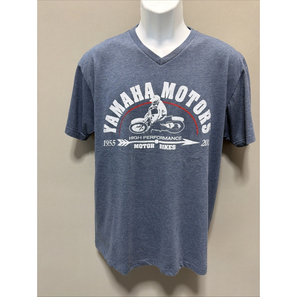 Yamaha Motors Motorcycle Adult Short Sleeve T Shirt Gray XL 2010
