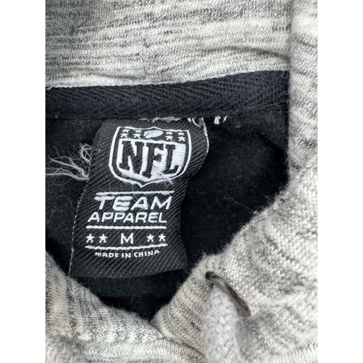 NFL New Orleans Saints Pullover Hoodie Gray Black Women’s M