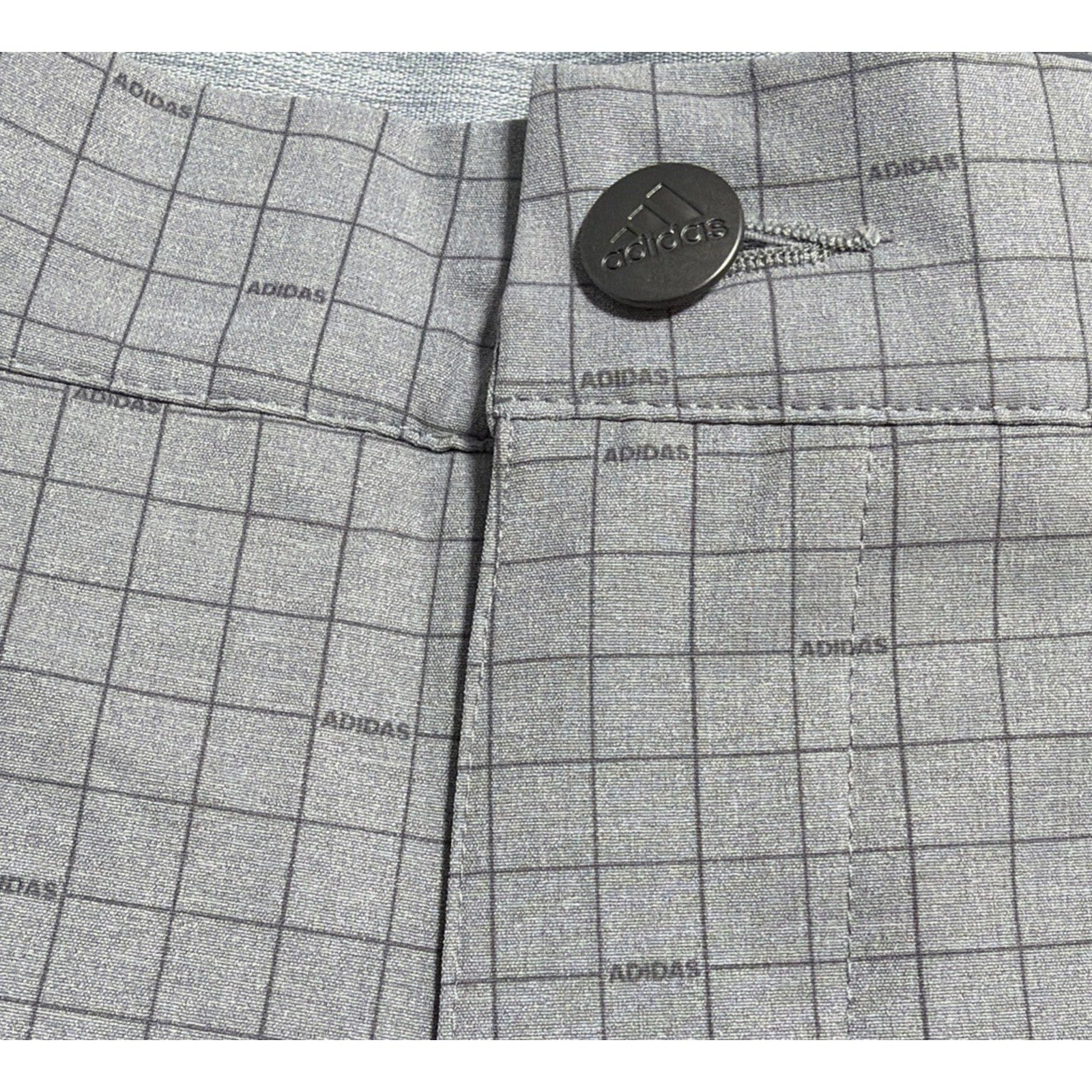Adidas Ultimate 365 Stretch Grid Print All Over Golf Shorts Mens Size 38 New