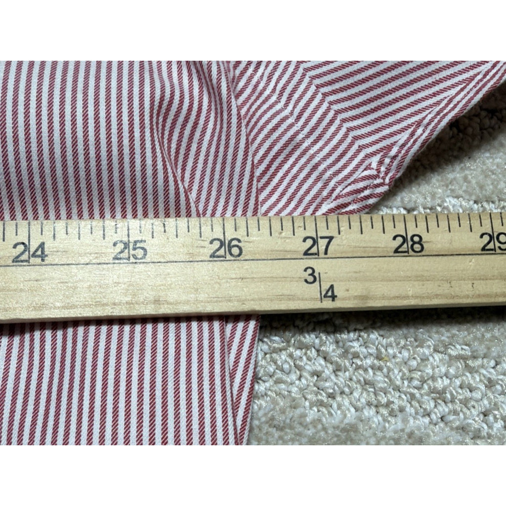 Vtg 90s Polo Ralph Lauren Yarmouth Mens Pink Button Down Long Sleeve Shirt XL