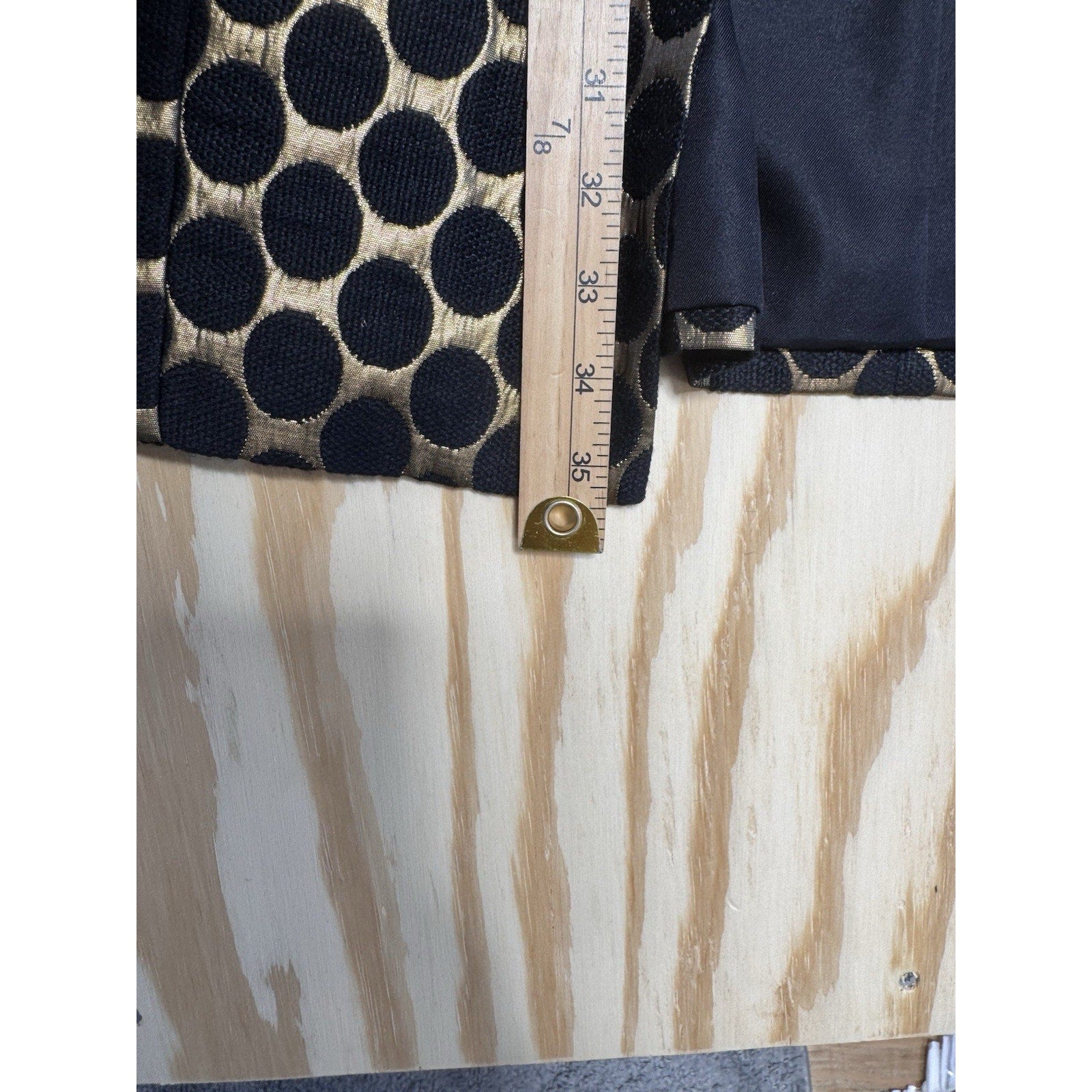 Diane Von Furstenberg DVF Gami Coat Dress Womens 6 Gold Black Polka Dot NWT