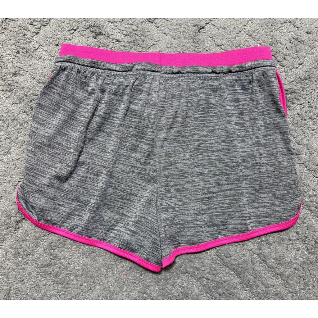 Women's Pink Sheer Pro Player Moisture Wicking Athletic Fitness Shorts SZ Large