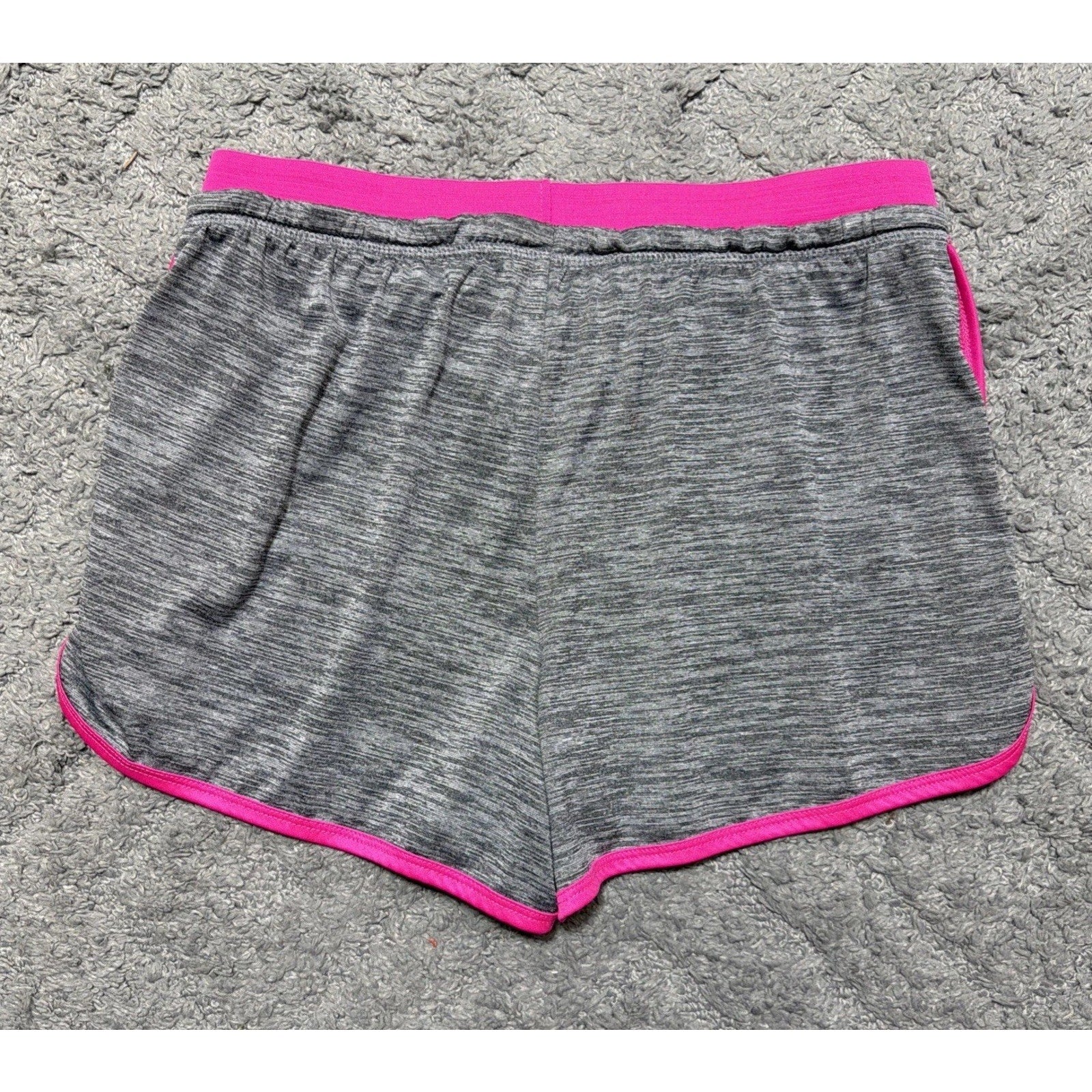 Women's Pink Sheer Pro Player Moisture Wicking Athletic Fitness Shorts SZ Large