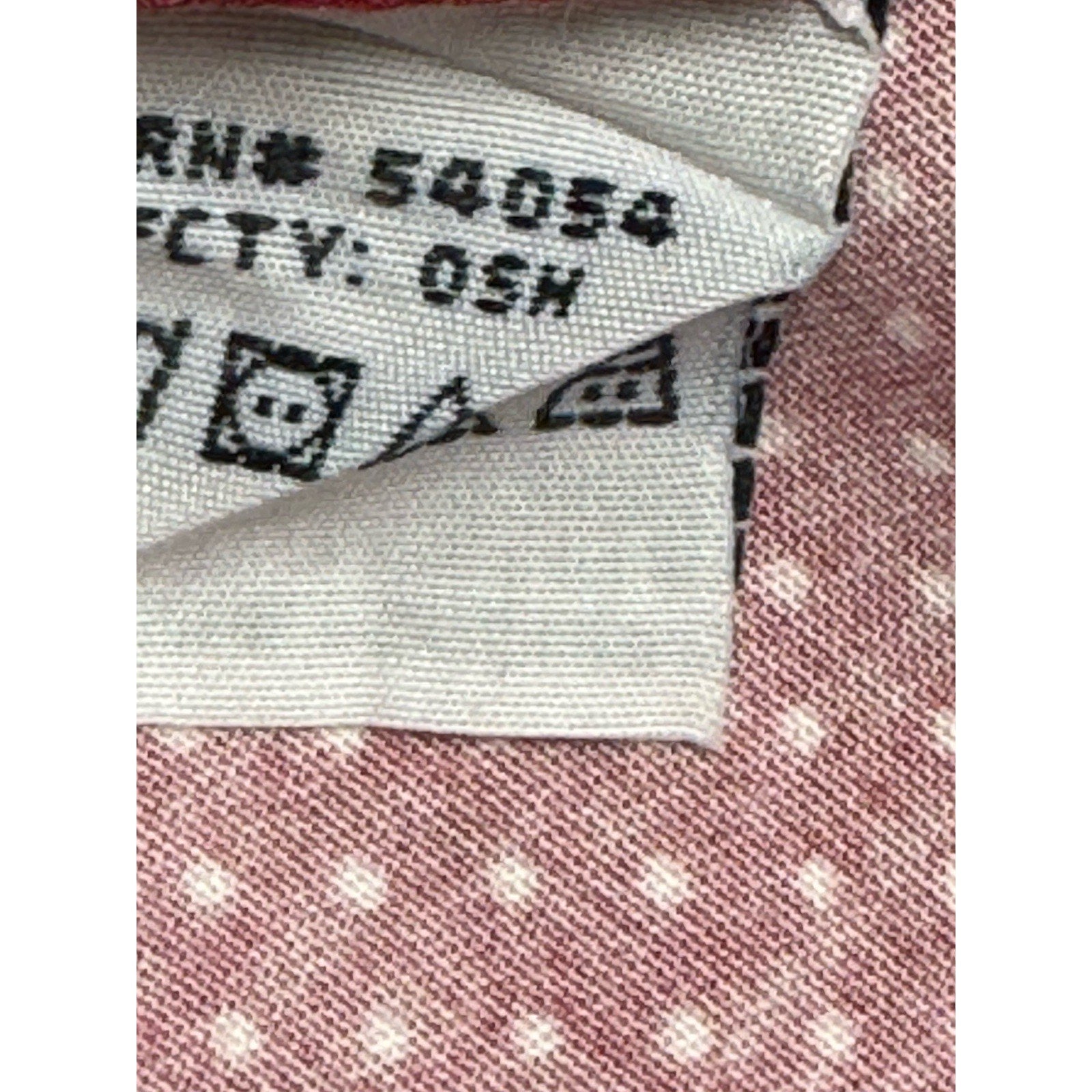 BB CLASSICS Men’s Shirt Sz XL Maroon Shortsleeve Polka Dot