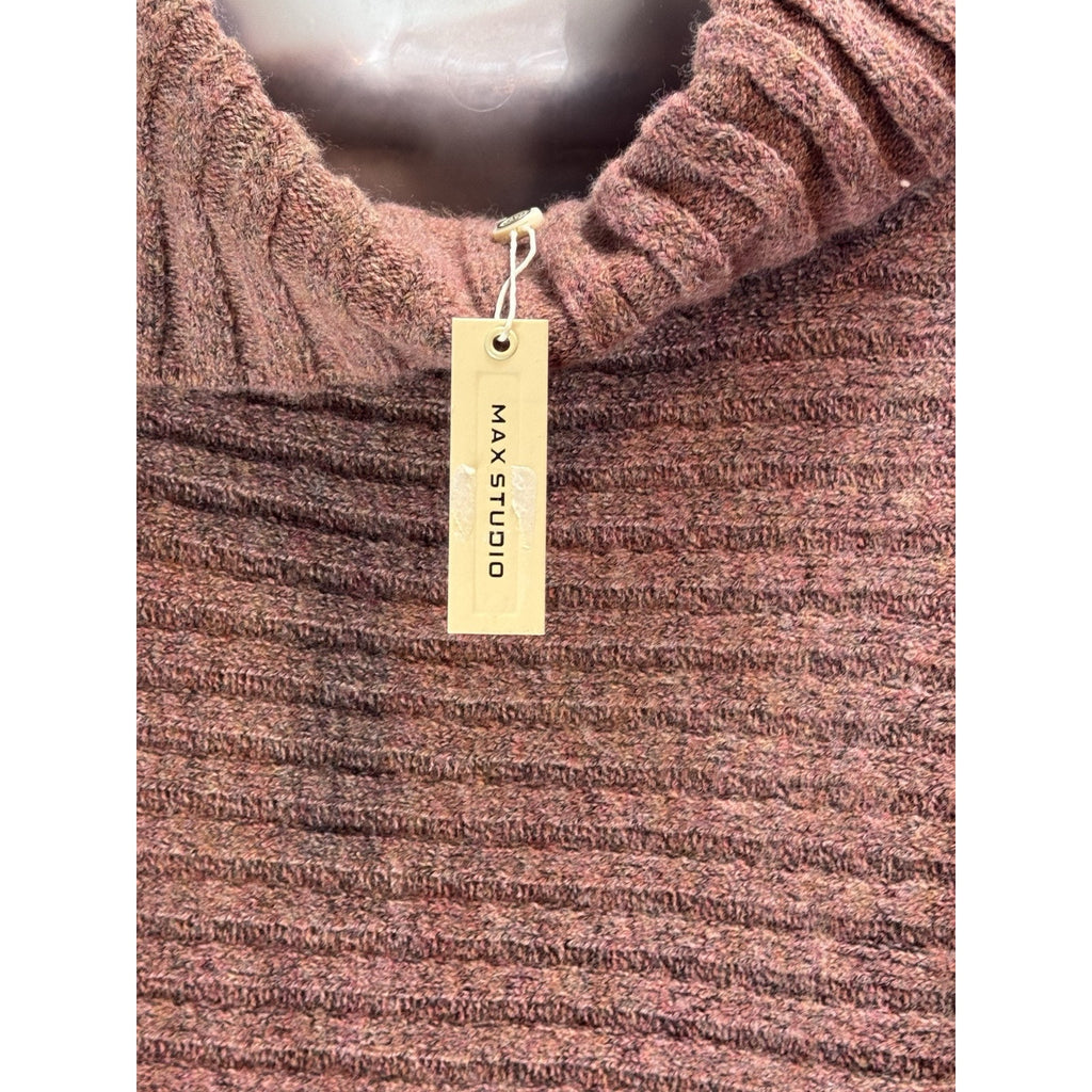 MAX STUDIO Rose Sweater Dolman Sleeves Women’s Size Small Split Cowl NWT