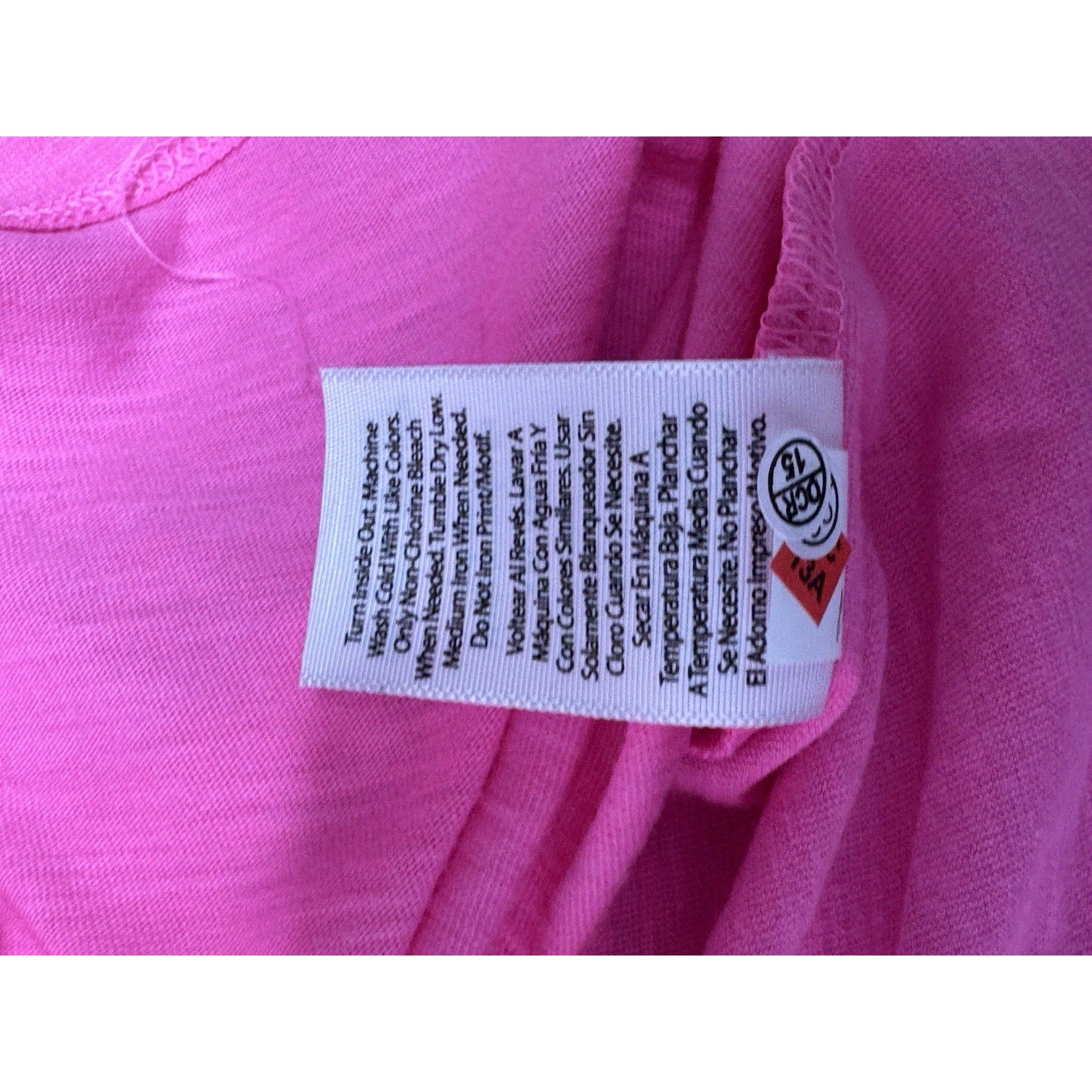 Athletec Girl Power Short Sleeve Pink Crop Top Girls Plus Size XXL NWT