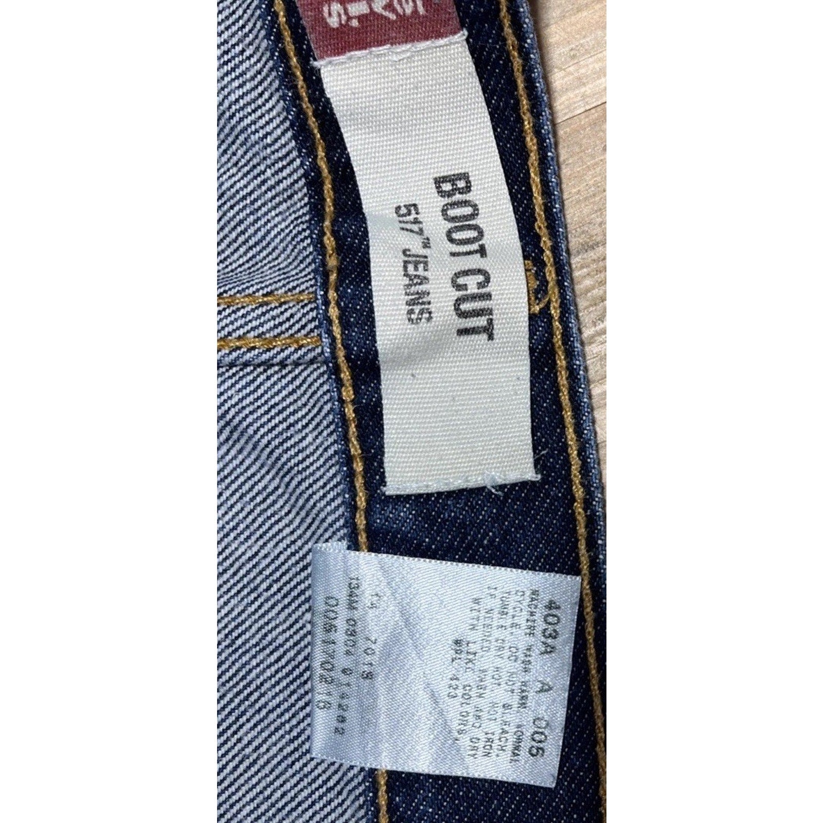 Vintage Levi's 517 Bootcut Jeans Men's Size 36x30 Dark Wash