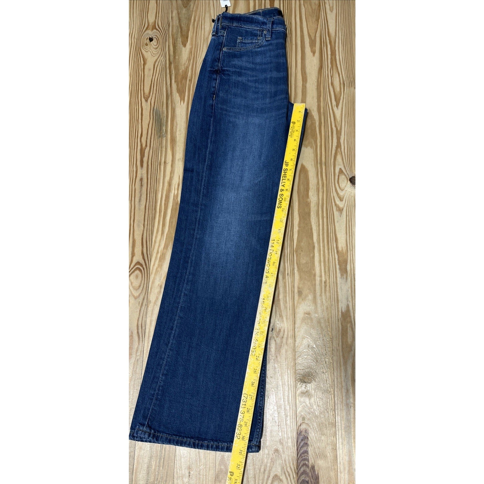 NWT Banana Republic High Rise Relaxed Flare Jeans, Women’s Stretch Size 25 P