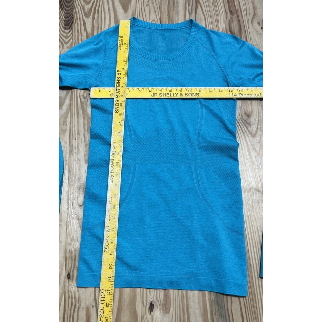 Lululemon Swiftly Tech Long Sleeve 2.0 *Race~SZ: 6 Ripple Wave Hawaiian Blue