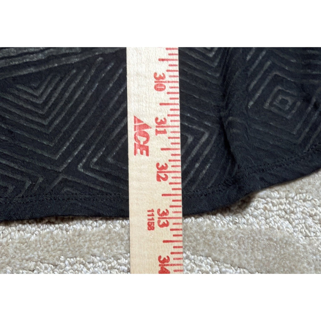 New AMERICAN EAGLE Stretch Waist Black Hi Low Wrap Skirt Women's XL Goth Fairy
