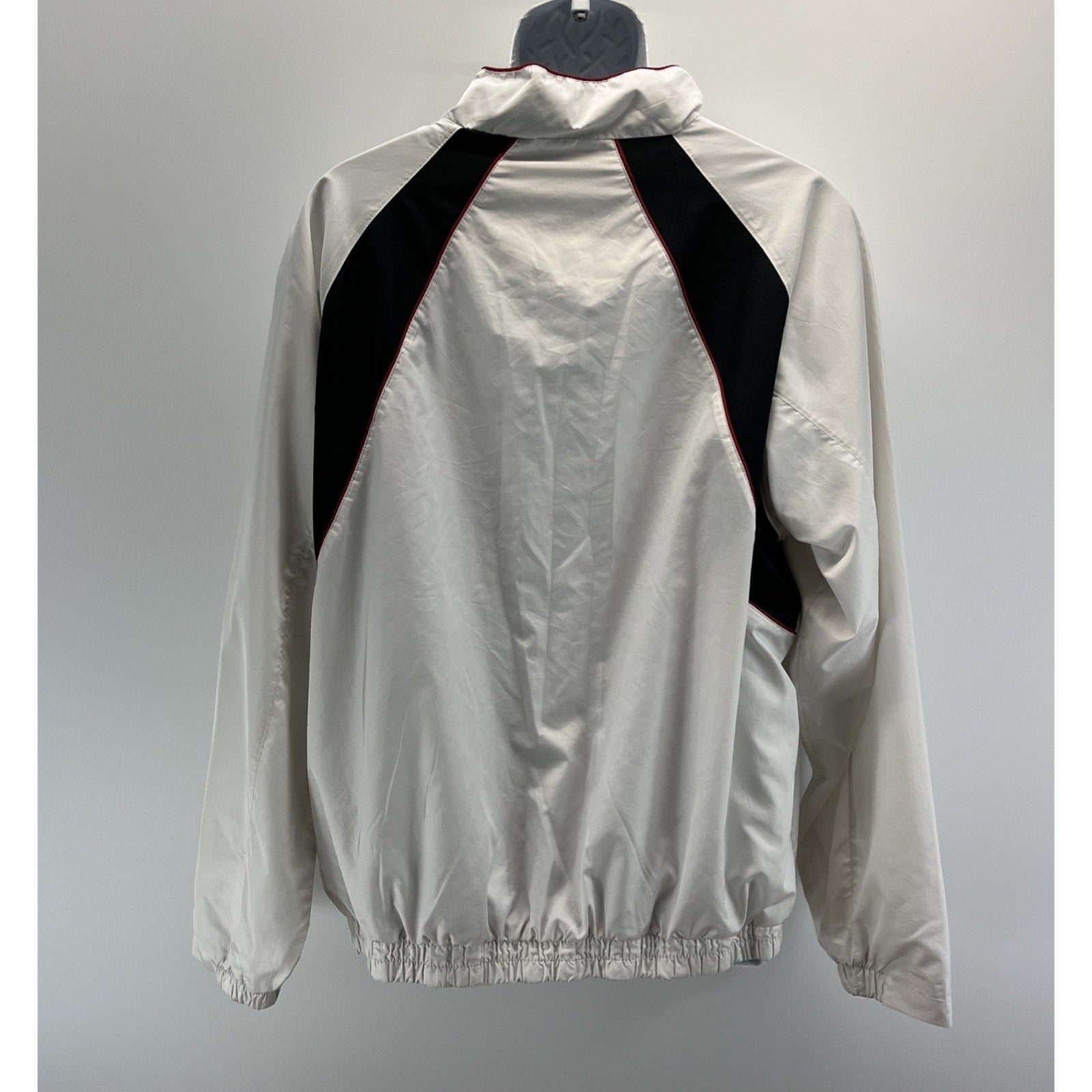 PGA Tour Signature Collection Mens Golf Jacket Size Large White Full Zip L